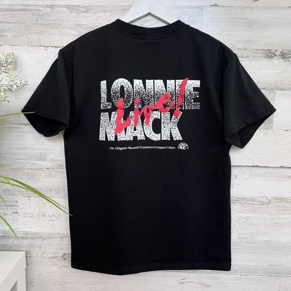 VINTAGE LONNIE MACK LIVE - ATTACK OF THE KILLER V SHIRT size Men's Medium